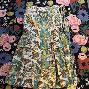 NWT A loves A Floral Print Tiered Skirt - size large